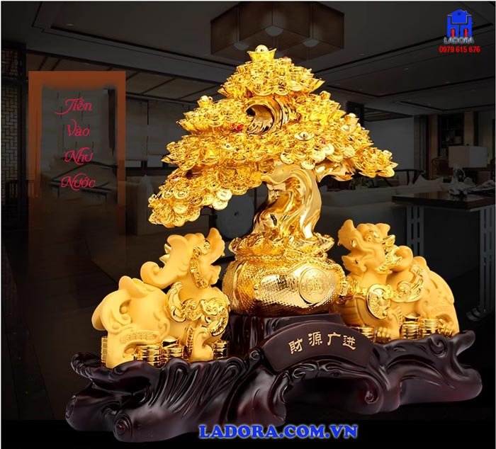 Vật phẩm phong thủy được decor trang trí trong nhà