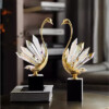 tượng decor đôi chim thiên nga đẹp tại ladora shop
