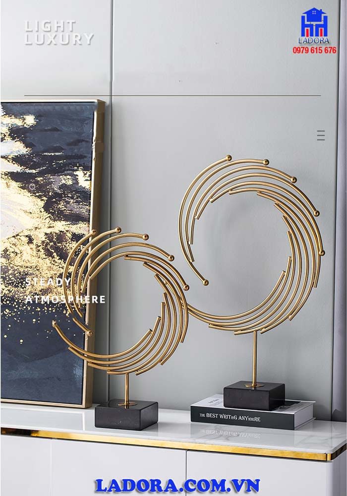 Vòng tròn trường sinh decor trong nhà biểu trưng cho sức khỏe