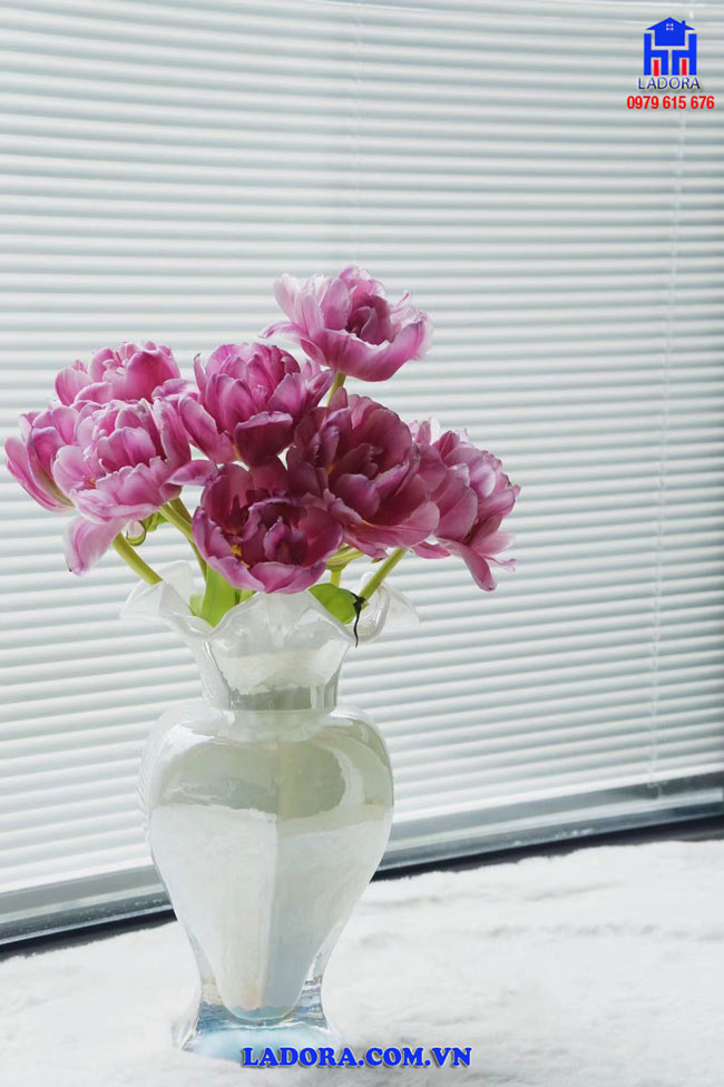 lọ cắm hoa bằng thủy tinh
