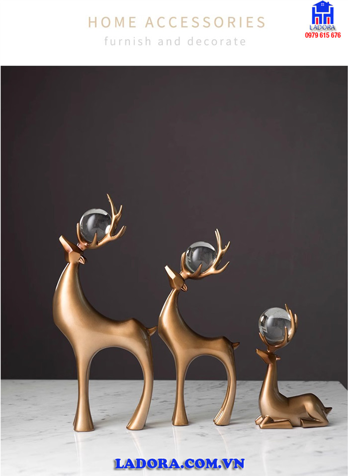 Tượng hươu mang đến may mắn tài lộc