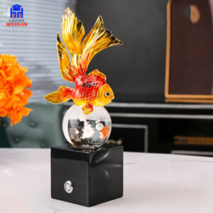 Tượng trang trí cá vàng tại ladora