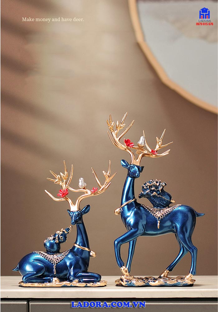 Ý nghĩa tượng hươu trong phong thủy
