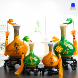 Cặp bình hút lộc là vật phẩm phong thủy