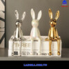 Tượng decor 3 con thỏ tại Ladora