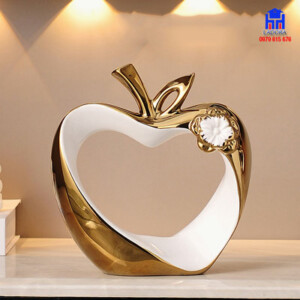 Tượng đôi táo decor