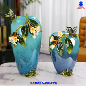 Bình hoa thủy tinh cao cấp trang trí