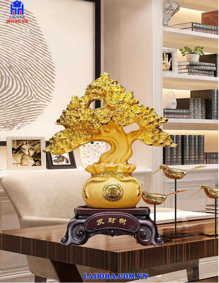 cây tiền vàng mang đến sự sung túc giàu có