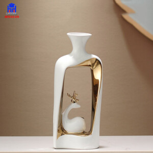 bình hoa với chất liệu gốm sứ cao cấp