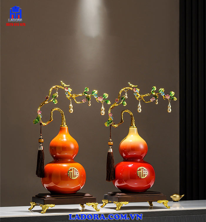 Hồ lô làm quà tặng mừng cưới với lời chúc hạnh phúc sinh con đẻ cái