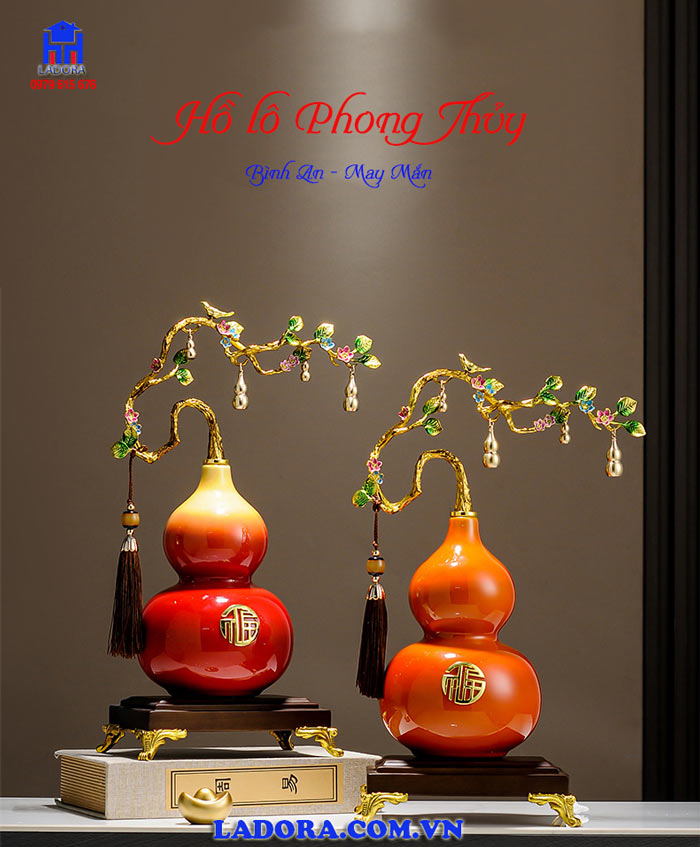 Hồ lô phong thủy đẹp và độc đáo tại Ladora