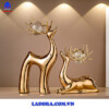 Tượng decor gia đình hươu tại ladora