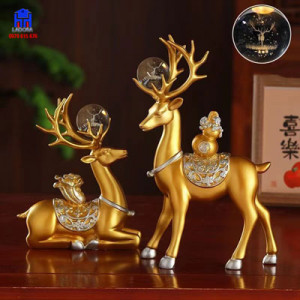 Tượng hươu decor nhà
