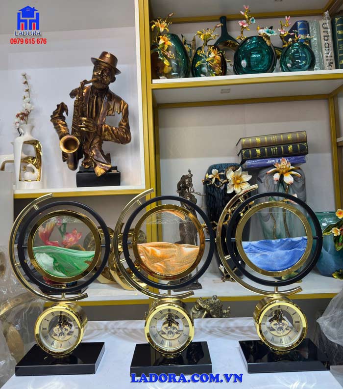 Đồng hồ trang trí tranh cát đẹp và độc đáo tại Ladora Shop